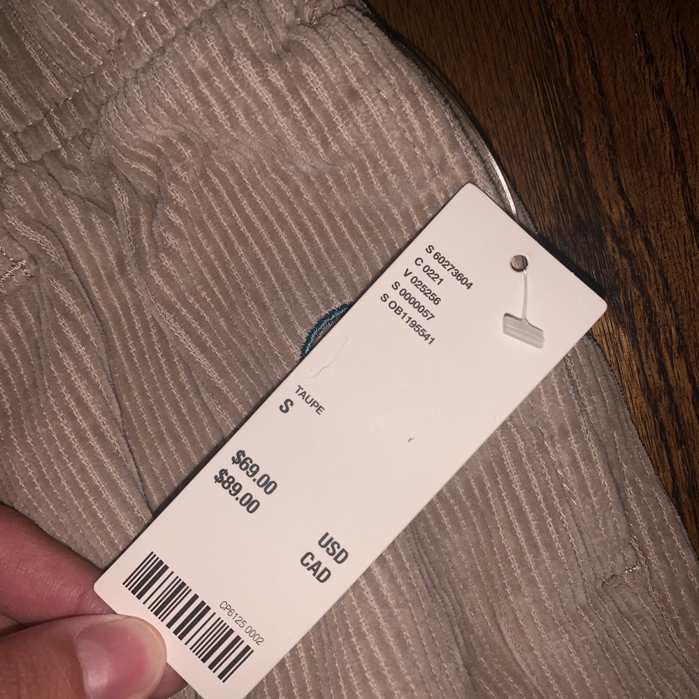 Mens tan floral pants